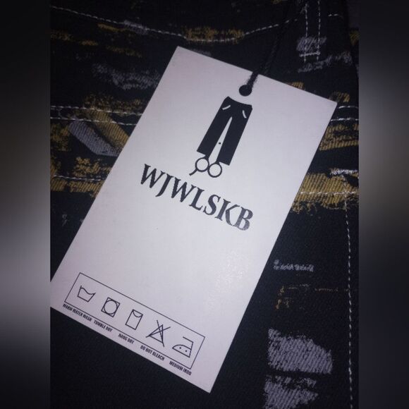 WJWLSKB Slim Fit Men's Jeans, Ripped Stretch Jeans Denim Pants Size 30x27 NWT - Picture 12 of 13